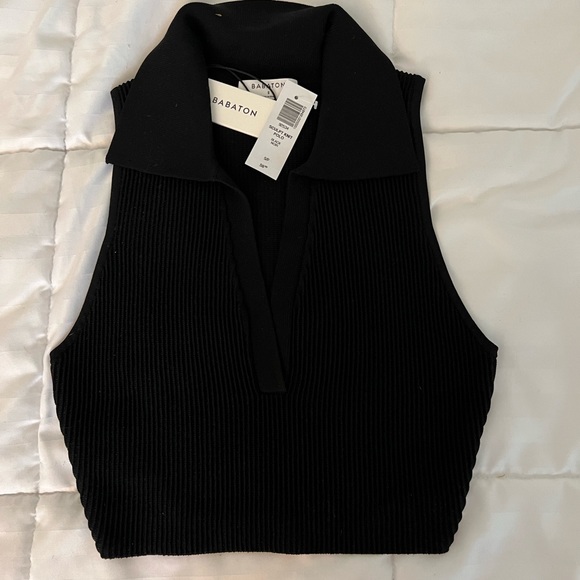 Sculpt Knit Polo Top - Picture 2 of 2